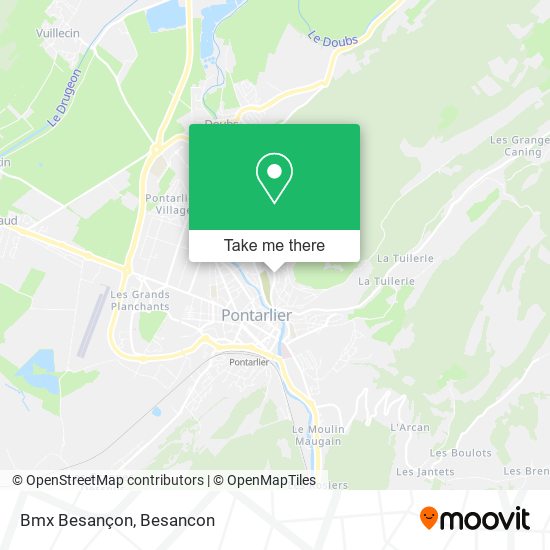 Bmx Besançon map