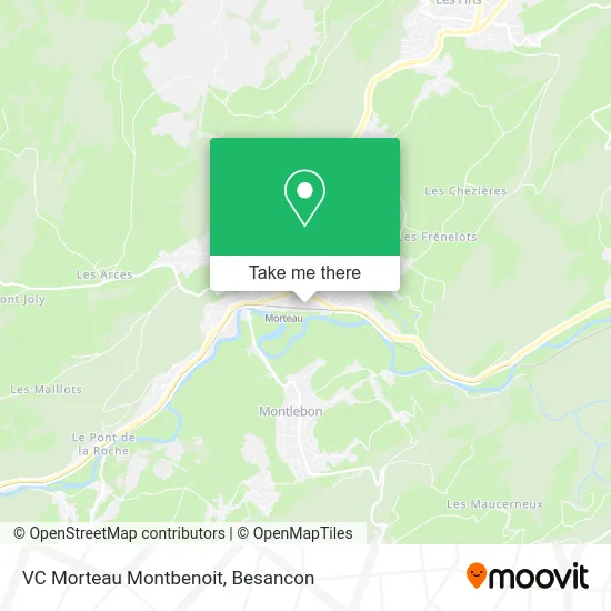 VC Morteau Montbenoit map