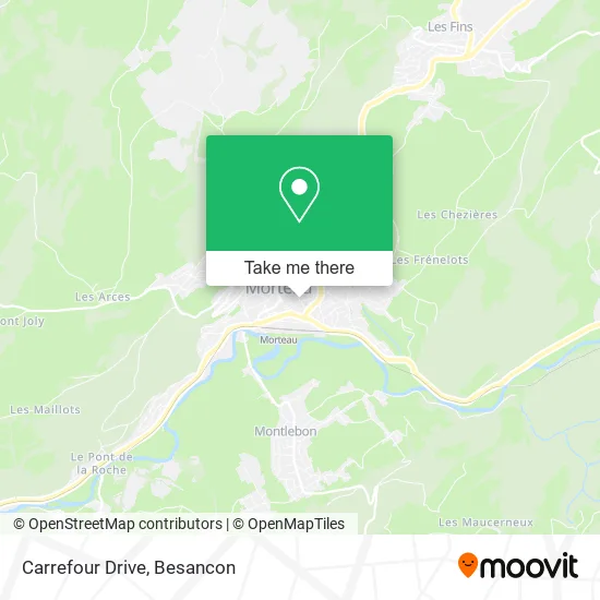 Carrefour Drive map