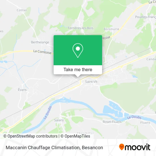 Maccanin Chauffage Climatisation map