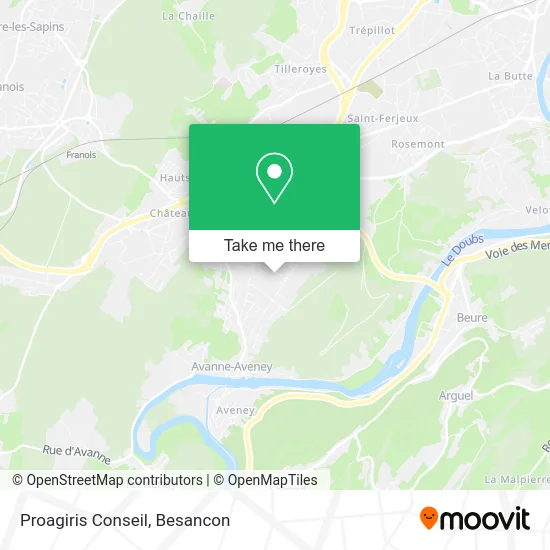 Proagiris Conseil map