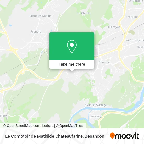 Le Comptoir de Mathilde Chateaufarine map