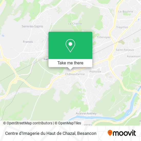 Centre d'Imagerie du Haut de Chazal map