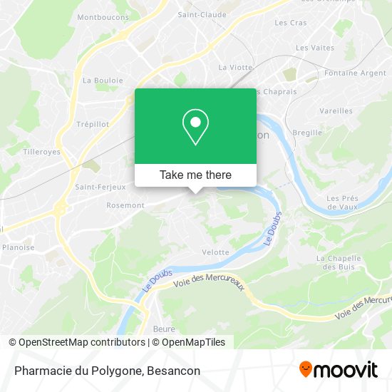 Pharmacie du Polygone map