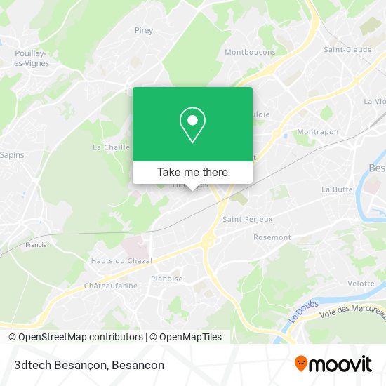 3dtech Besançon map