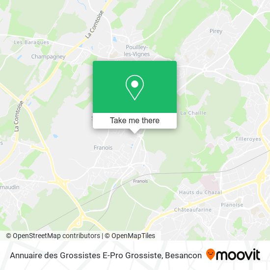 Mapa Annuaire des Grossistes E-Pro Grossiste