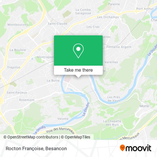 Mapa Rocton Françoise
