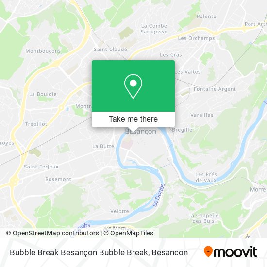 Bubble Break Besançon Bubble Break map