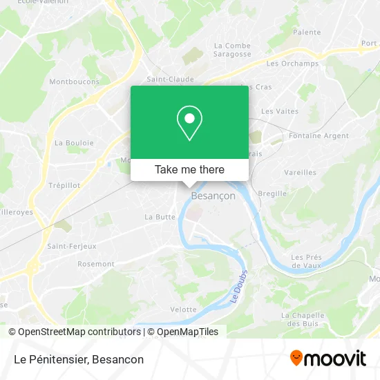 Le Pénitensier map