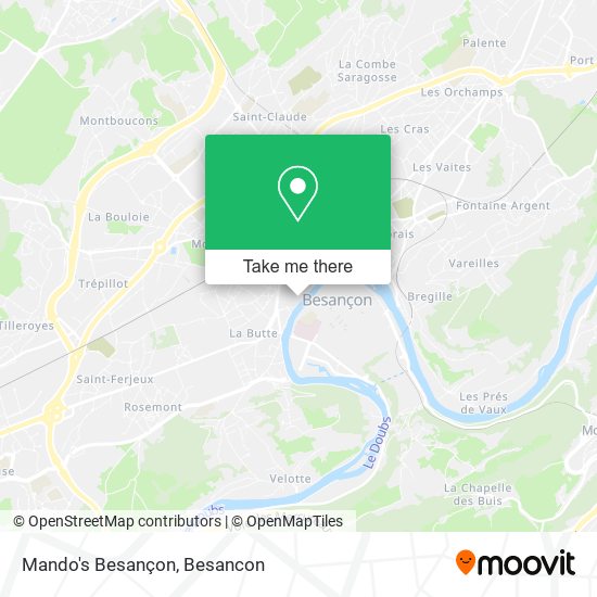 Mando's Besançon map