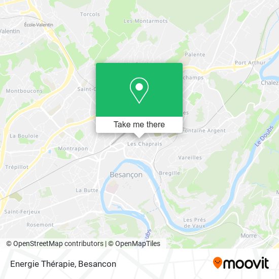 Energie Thérapie map