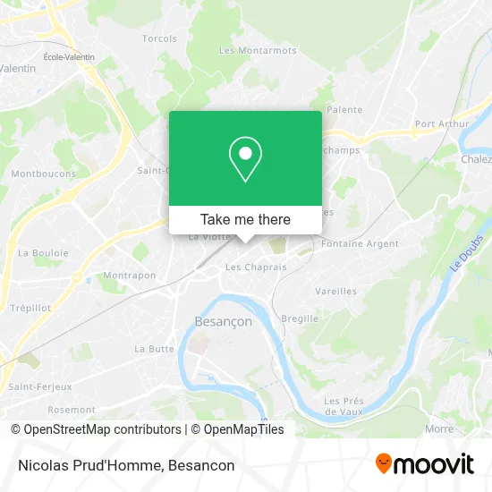 Nicolas Prud'Homme map