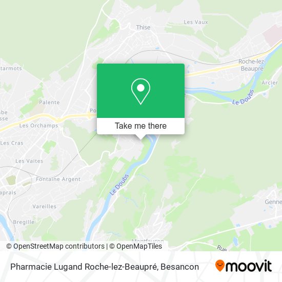 Pharmacie Lugand Roche-lez-Beaupré map