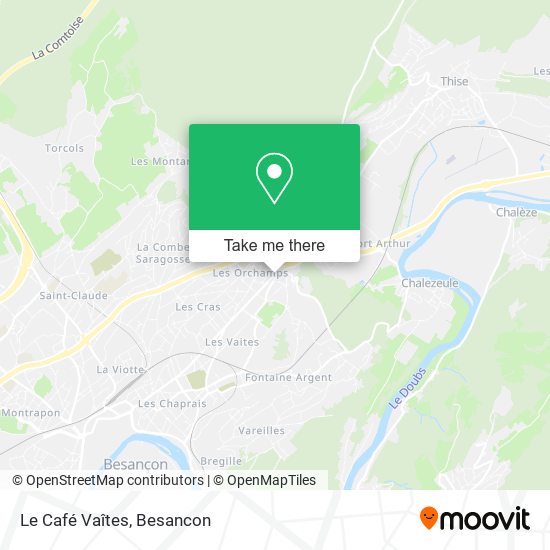 Le Café Vaîtes map