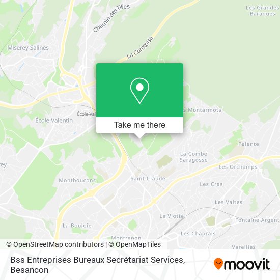 Mapa Bss Entreprises Bureaux Secrétariat Services