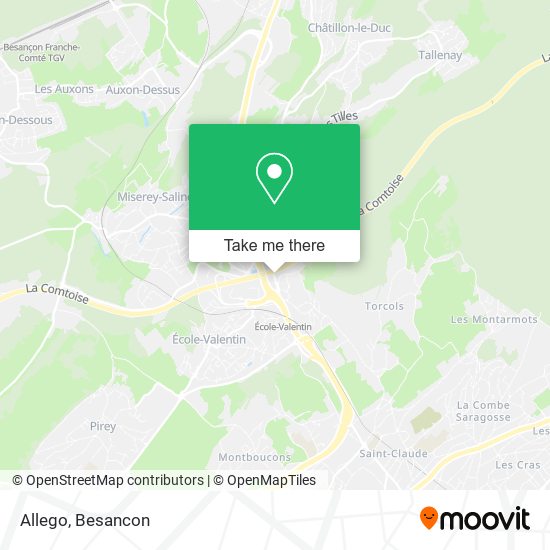 Allego map