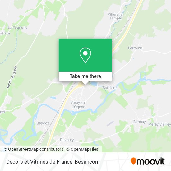 Décors et Vitrines de France map
