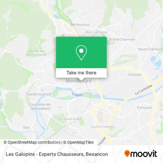 Les Galopins - Experts Chausseurs map
