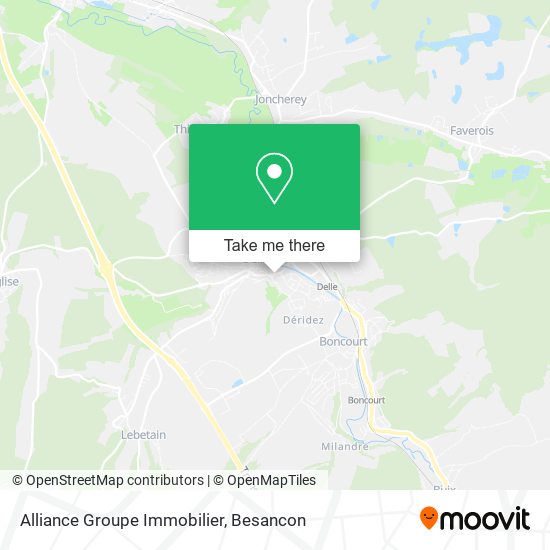Alliance Groupe Immobilier map