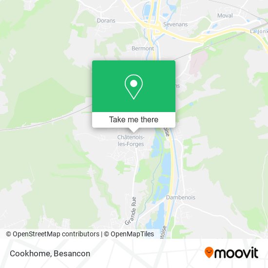 Cookhome map