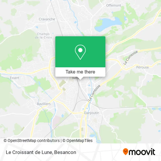 Le Croissant de Lune map