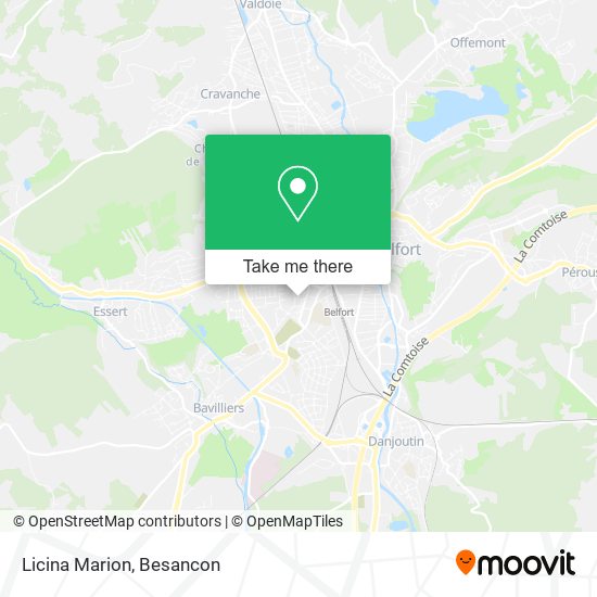 Licina Marion map