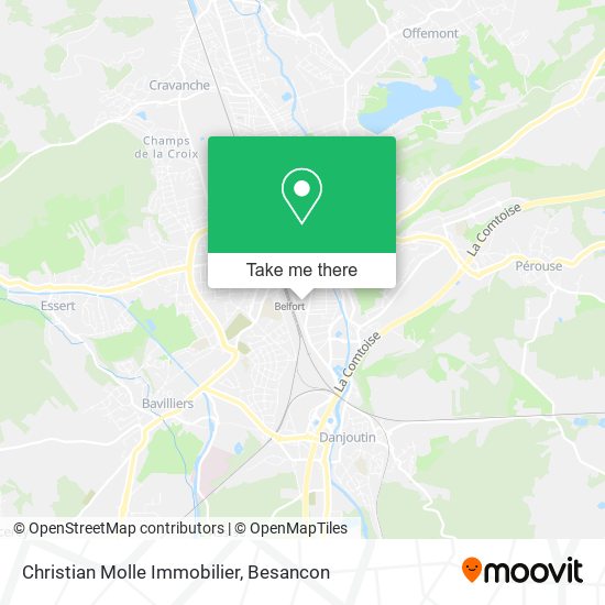 Christian Molle Immobilier map