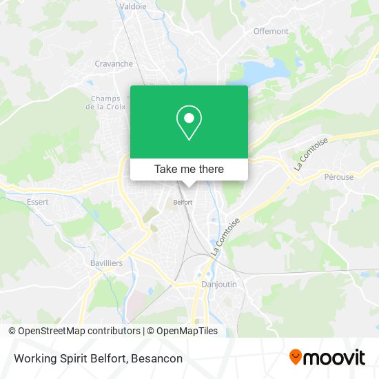 Mapa Working Spirit Belfort