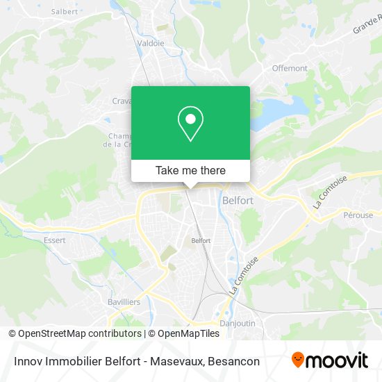 Innov Immobilier Belfort - Masevaux map