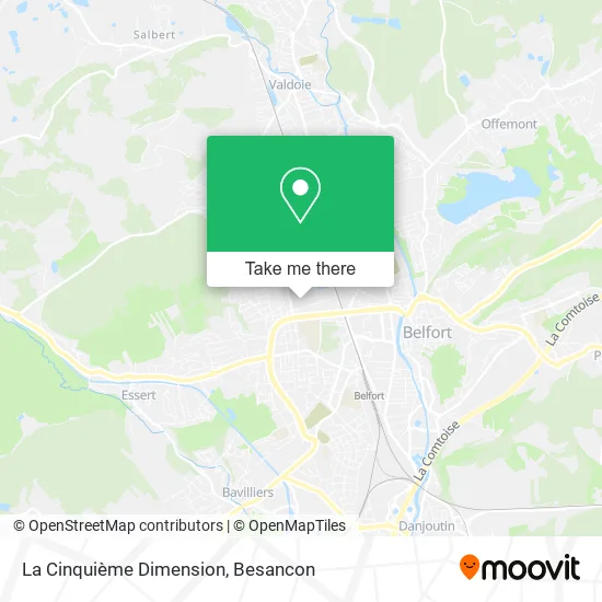 La Cinquième Dimension map