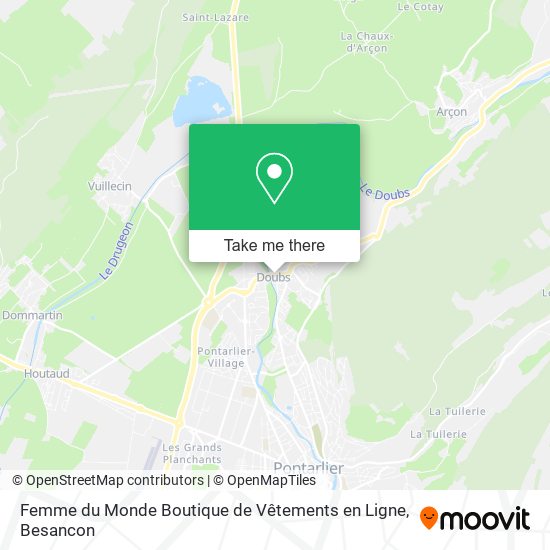 Femme du Monde Boutique de Vêtements en Ligne map