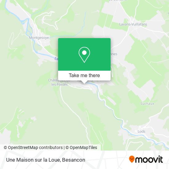 Une Maison sur la Loue map