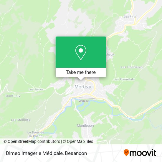 Dimeo Imagerie Médicale map