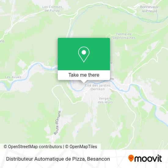 Distributeur Automatique de Pizza map