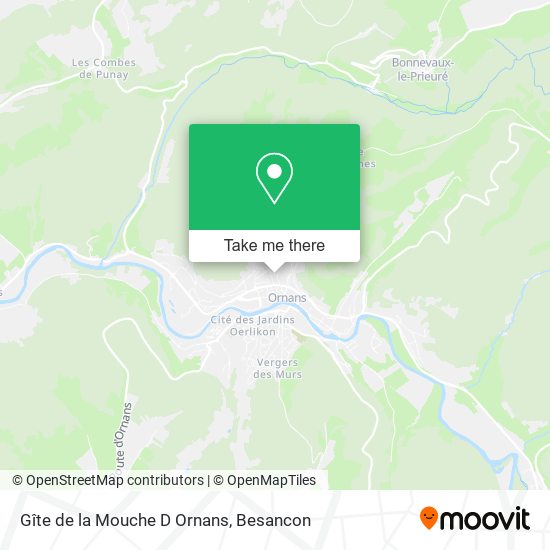 Gîte de la Mouche D Ornans map
