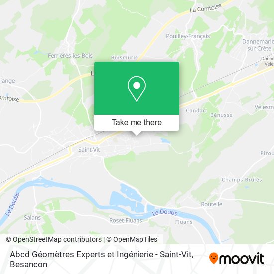 Abcd Géomètres Experts et Ingénierie - Saint-Vit map