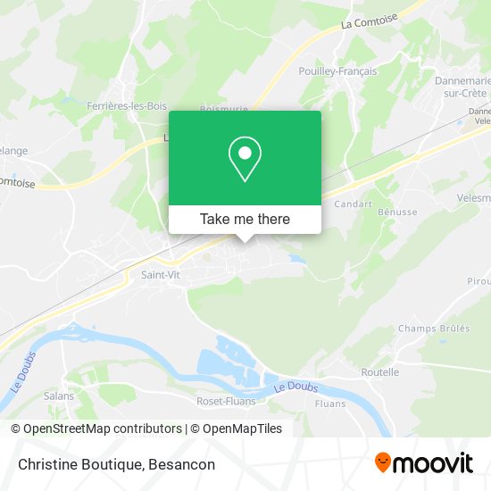 Christine Boutique map