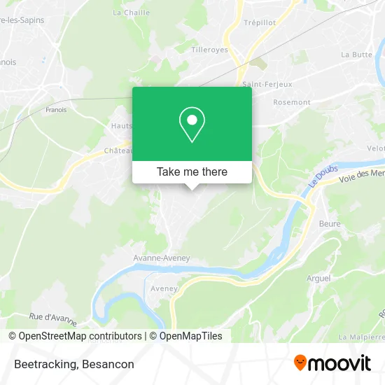 Beetracking map