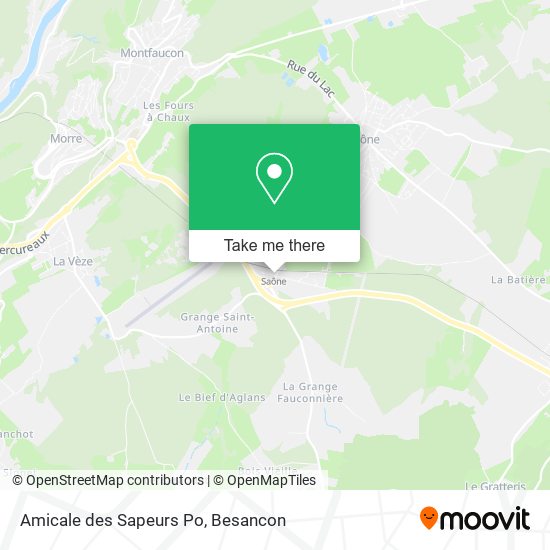 Amicale des Sapeurs Po map