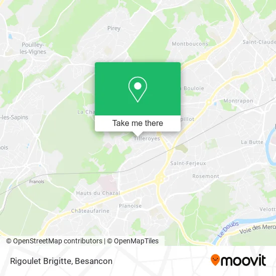 Mapa Rigoulet Brigitte