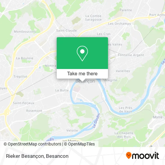 Rieker Besançon map