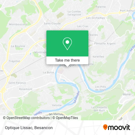 Optique Lissac map