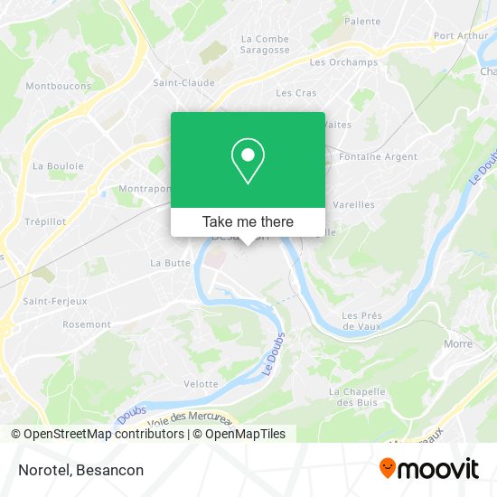 Norotel map