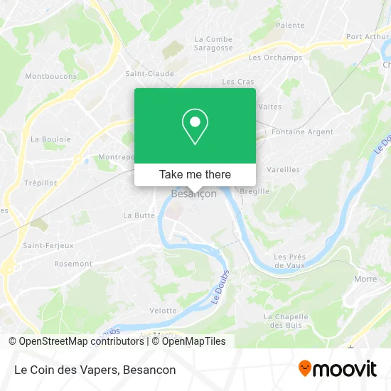 Le Coin des Vapers map