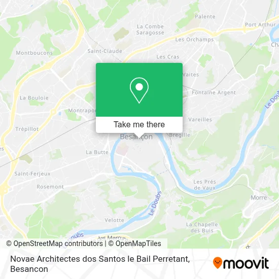 Novae Architectes dos Santos le Bail Perretant map