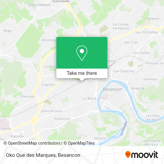 Oko Que des Marques map