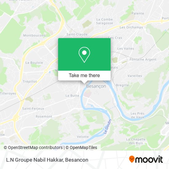 L.N Groupe Nabil Hakkar map