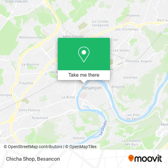 Chicha Shop map