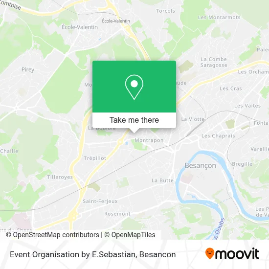 Event Organisation by E.Sebastian map