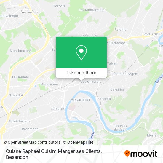 Cuisne Raphaël Cuisim Manger ses Clients map